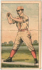 Shomberg, Indianapolis Hoosiers, baseball card portrait LCCN2007680768