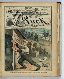 Shutting the stable-door after the horse is stolen - F. Opper. LCCN2012645198