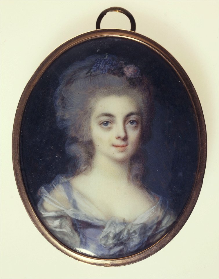 Sicard, Louis-Marie (dit Sicardi) - Portrait d'une jeune femme - J 755 - Musée Cognacq-Jay