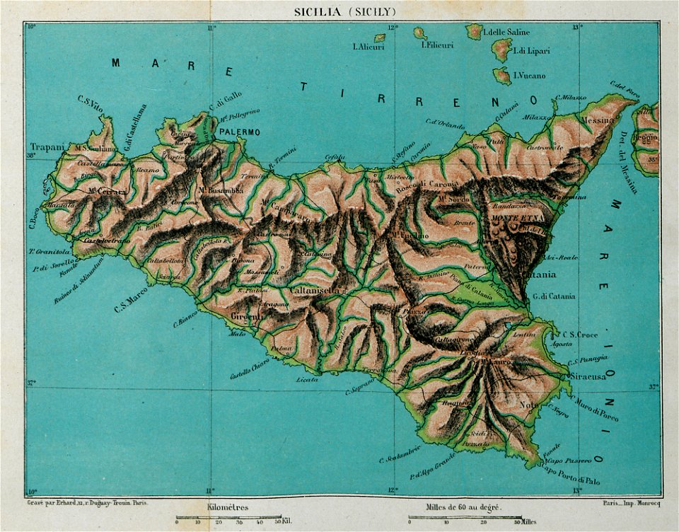 Sicilia (Sicily) - Bennet James Henry M - 1875