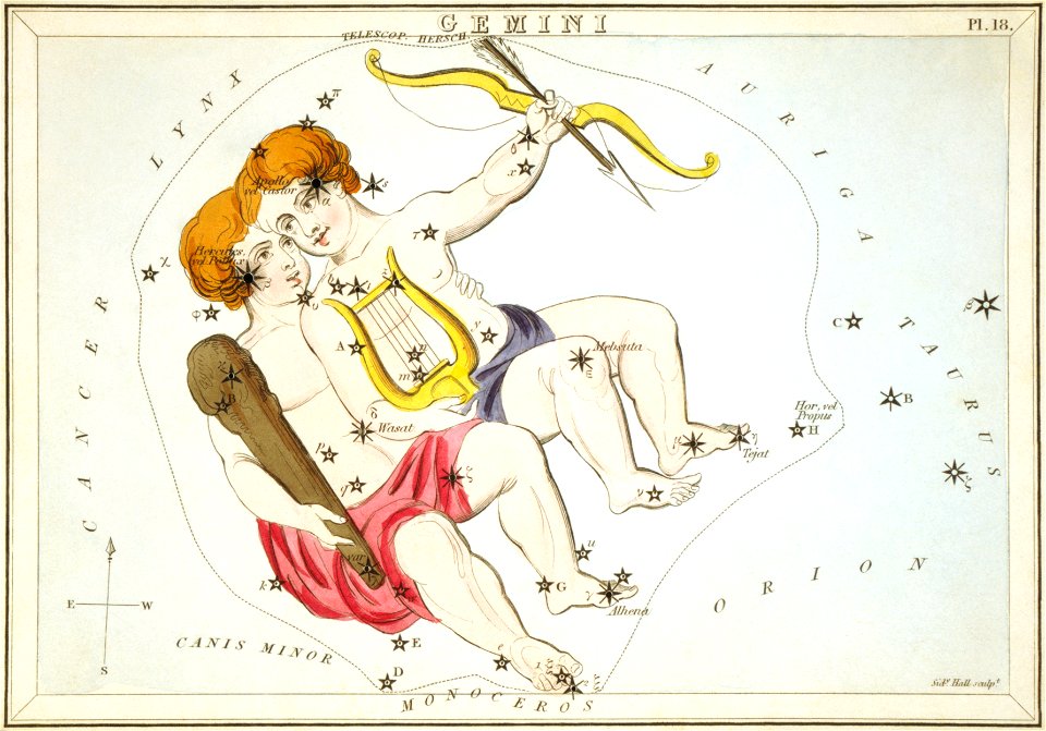 Sidney Hall - Urania's Mirror - Gemini