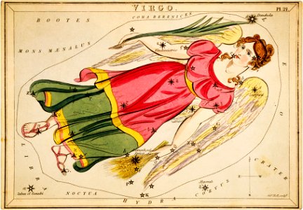 Sidney Hall, Virgo, 1825