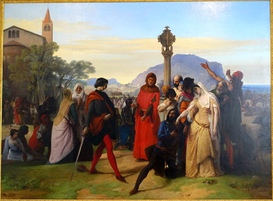 Sicilian Vespers by Francesco Hayez, 1846 - Galleria nazionale d'arte moderna - Rome, Italy - DSC05404