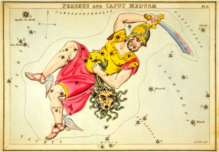 Sidney Hall, Perseus and Caput Medusæ, 1825
