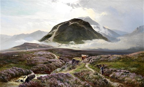 Sidney Richard Percy Carn Dearg and Ben Nevis from Achintee