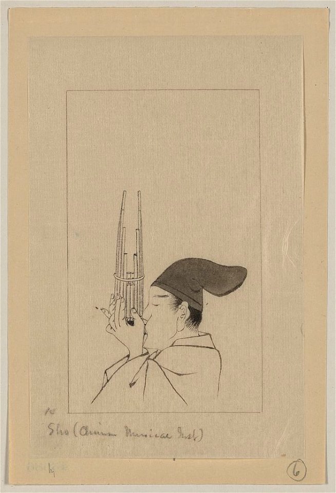 Shō (Chinese musical inst.) LCCN2009630172