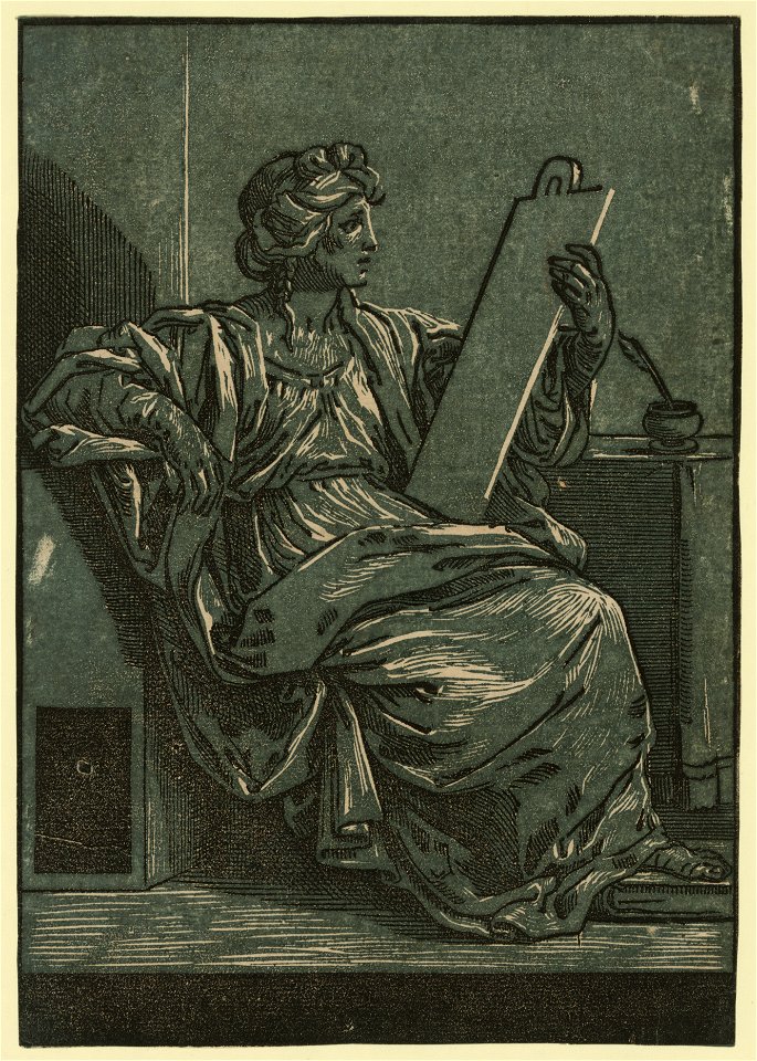 Sibyll holding a tablet LCCN2008678749