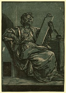 Sibyll holding a tablet LCCN2008678749