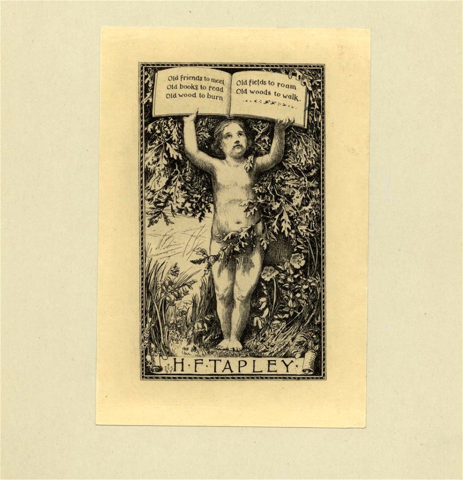 Sidney Lawton Smith Bookplate-HF Tapley