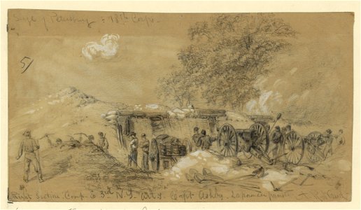 Siege of Petersburg. 18th Corps LCCN2004660900
