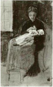 Sien Nursing Baby 1068 Viincent van Gogh