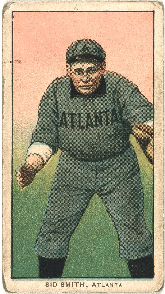 Sid Smith, Atlanta Team, baseball card portrait LCCN2008676865