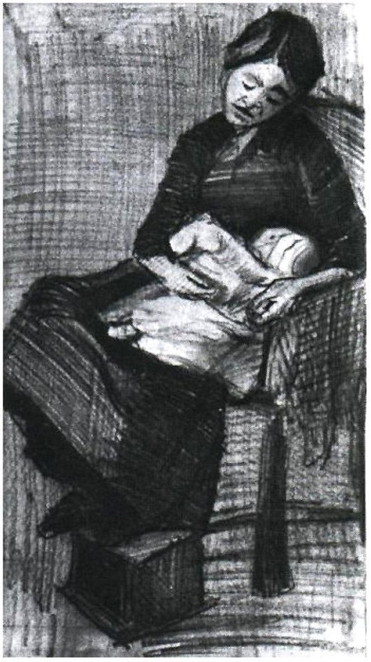 Sien-Nursing-Baby F1063 Vincent van Gogh