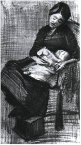 Sien-Nursing-Baby F1063 Vincent van Gogh