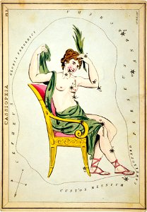 Sidney Hall, Cassiopeia, 1825