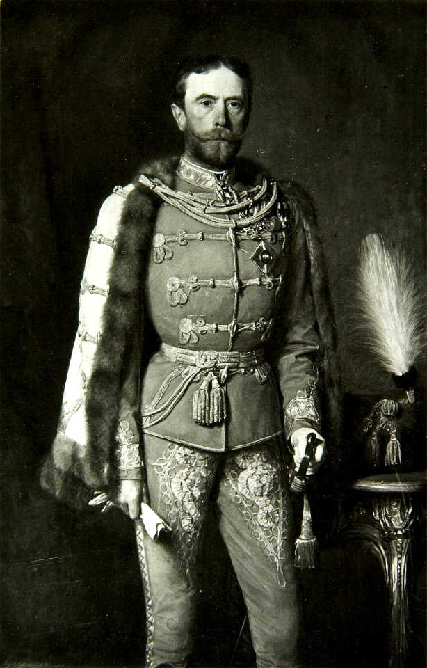Siegmund L'Allemand - Dokolenski portret ruskega monarha
