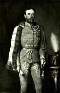 Siegmund L'Allemand - Dokolenski portret ruskega monarha