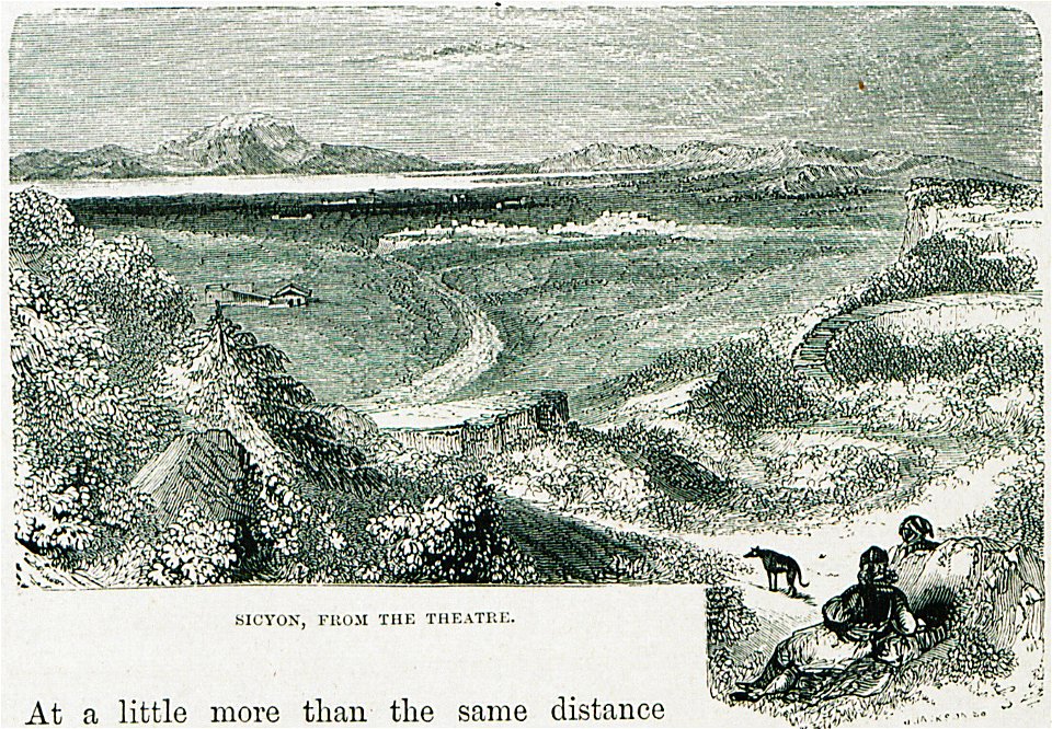 Sicyon, from the theatre - Wordsworth Christopher - 1882