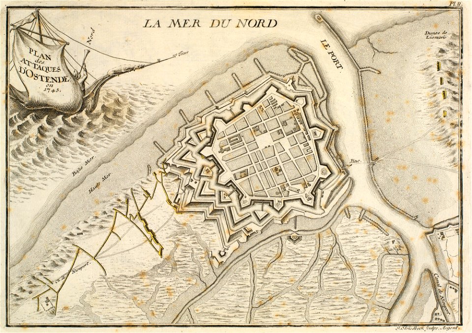 Siege of Ostend, 1745 RCIN 729001.i
