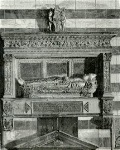 Siena Duomo monumento al vescovo Tommaso Piccolomini