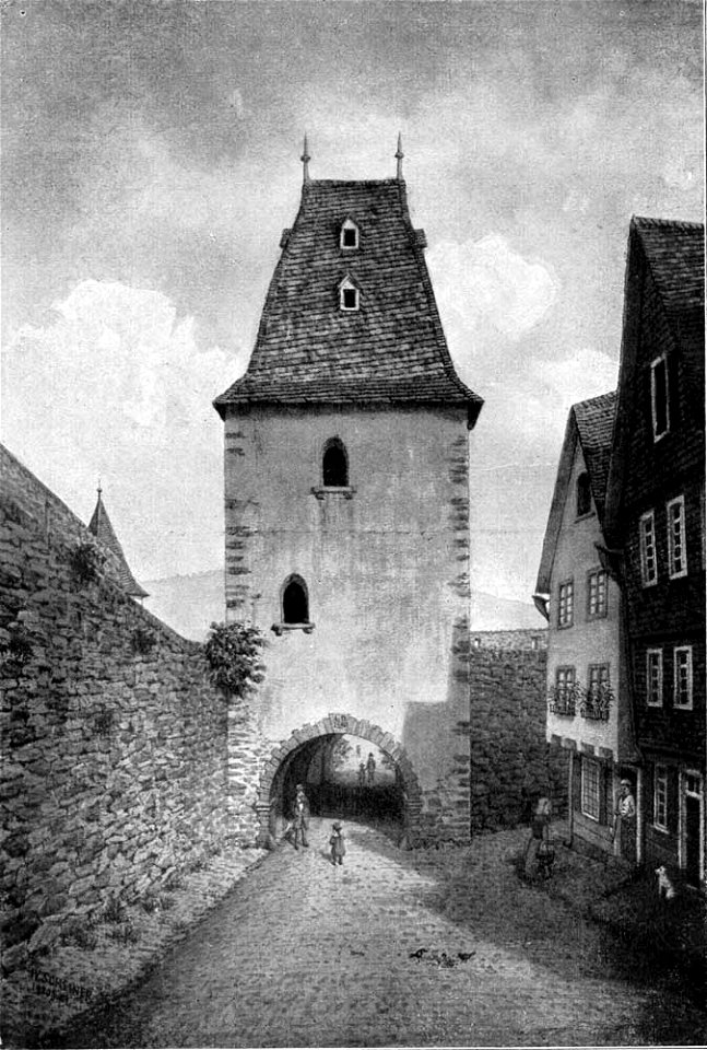 Siegen Marburger Tor 1850 Wilhelm Scheiner