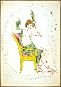 Sidney Hall - Urania's Mirror - Cassiopeia (image right side up)