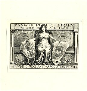 Sidney Lawton Smith Bookplate-Bangor Public Library