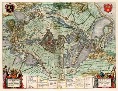 Siege of Breda in 1637 by Frederick Henry - Breda Obsessa et Expvgnata (J.Blaeu)