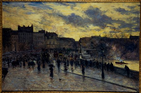Siebe Johannes Ten Cate - Le Pont-Neuf, vu du quai de la Mégisserie - P323 - Musée Carnavalet
