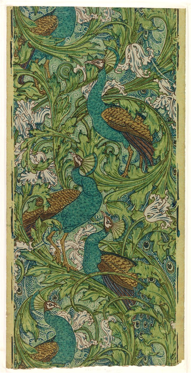 Sidewall, The Peacock Garden, 1889 (CH 18383461)