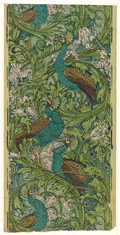 Sidewall, The Peacock Garden, 1889 (CH 18383461)