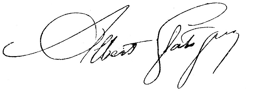 Signature Albert Glatigny