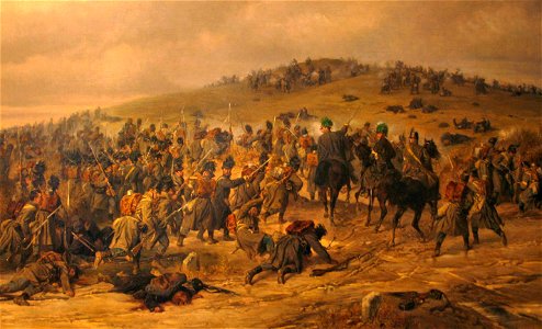 Siegmund L'Allemand Die Erstürmung des Königsberges bei Oberselk 1864