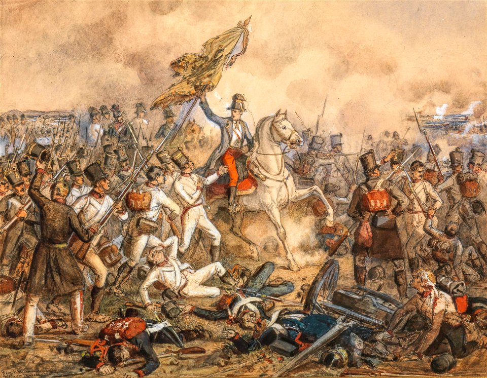 Siegmund L’Allemand Erzherzog Karl in der Schlacht von Aspern
