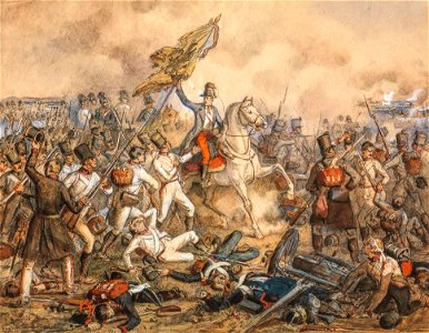 Siegmund L’Allemand Erzherzog Karl in der Schlacht von Aspern