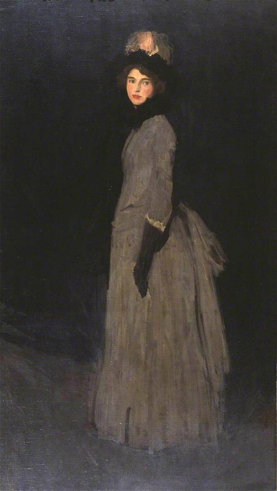 Sidney Starr (1857-1925) - Study in Blue and Grey - N04766 - National Gallery