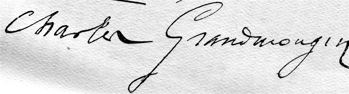 Signature Charles Grandmougin