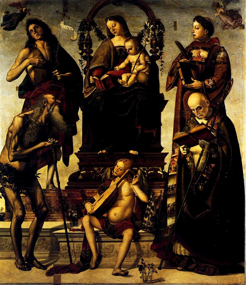 Signorelli, pala di sant'onofrio 01