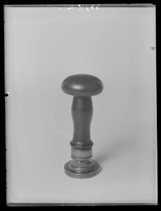 Sigillstamp för konung Karl XIV Johan av Sverige-Norge (1763-1844) 1818-1844 - Livrustkammaren - 70826