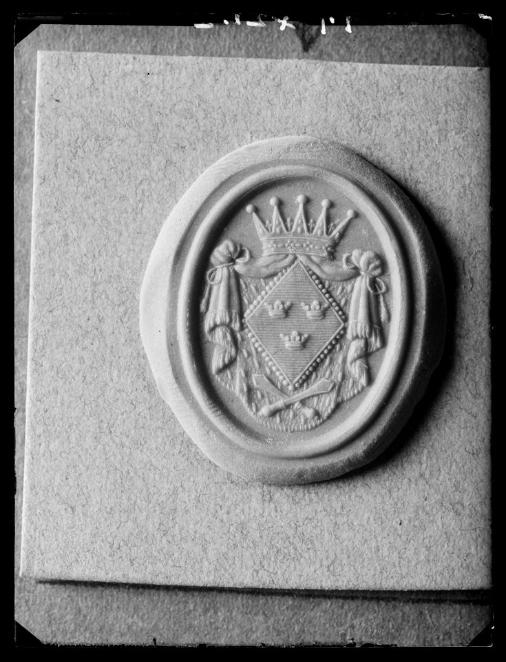 Signet för prinsessan Sofia Albertina av Sverige (1753-1829) som abedissa av Quedlingburg - Livrustkammaren - 28179