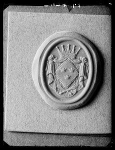Signet för prinsessan Sofia Albertina av Sverige (1753-1829) som abedissa av Quedlingburg - Livrustkammaren - 28179