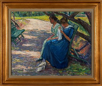 Siesta in the Garden (Karl Nordström) - Nationalmuseum - 21121