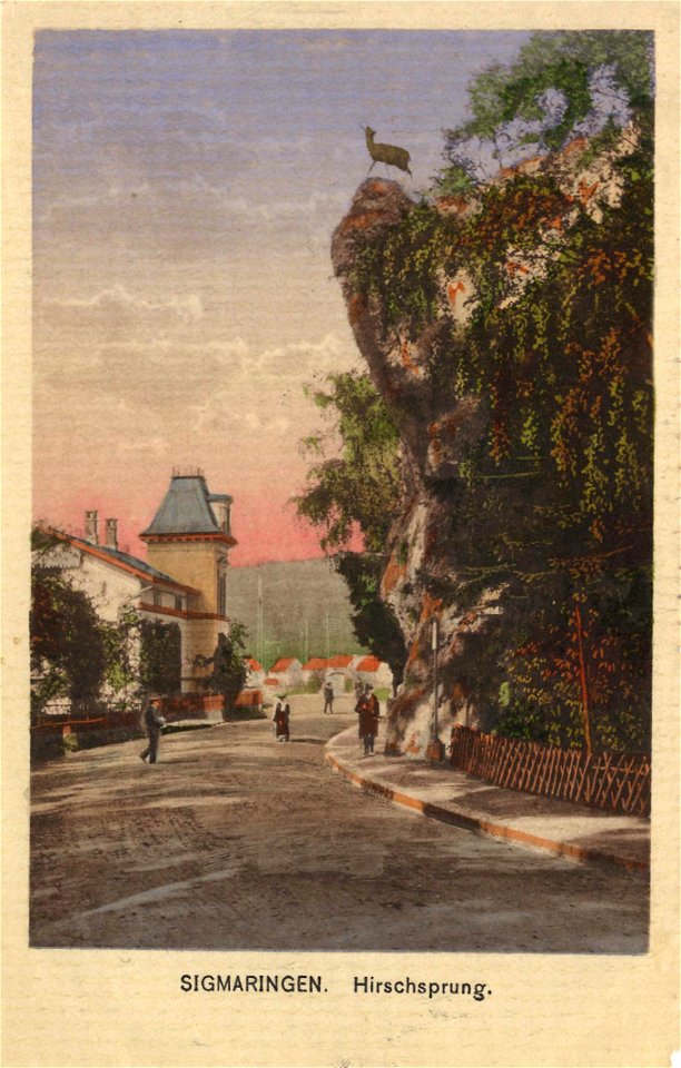 Sigmaringen, Baden-Württemberg - Hirschsprung (Zeno Ansichtskarten)