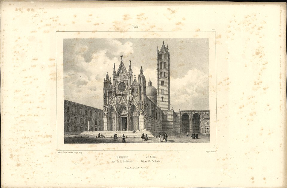 Sienne Vue de la Cathédrale, objectnr A 57908