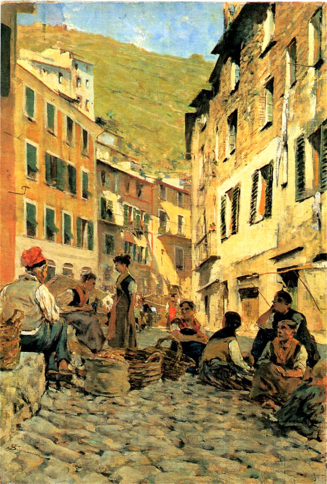 A riposo a Riomaggiore, 1892-1894 Telemaco Signorini