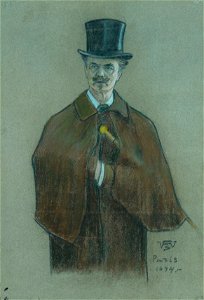 Sigurd Wettenhovi-Aspa - Portrait of August Strindberg - A III 1859 - Finnish National Gallery