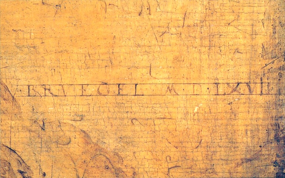 Signatur Bruegel 1567