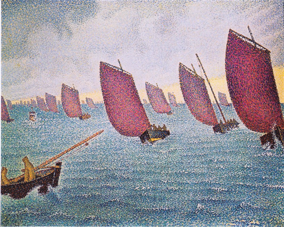 Signac - Regatta vor Concarneau - 1891