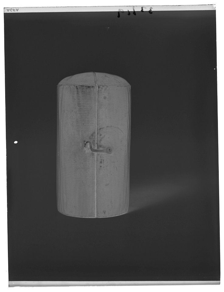 Sigillstamp för konung Oskar I som kronprins 1818-1844 - Livrustkammaren - 10903-negative