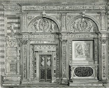 Siena Duomo porta della Libreria Piccolomini